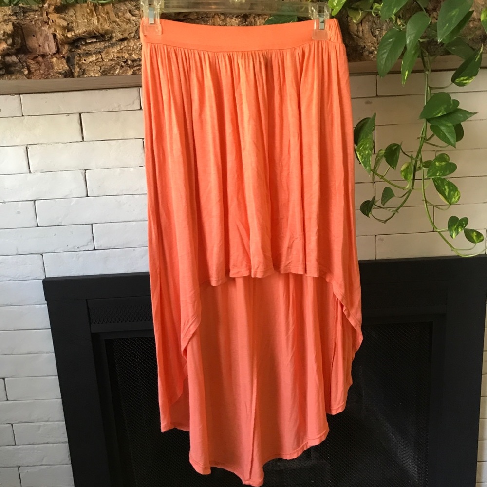 Rue21 High low skirt light orange